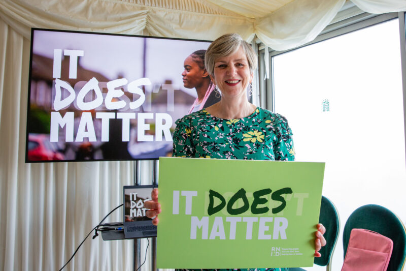 Lilian at the launch of RNID